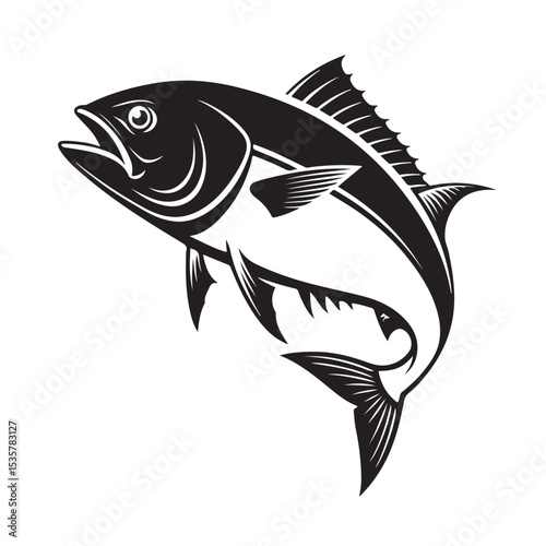 Large Fish Silhouette Symbol