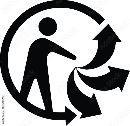 Zero Waste set of web icons in line style. A collection of eco linear icons, including recycling, waste management, composting, trash, pollution, landfill, composting, waste sorting.
