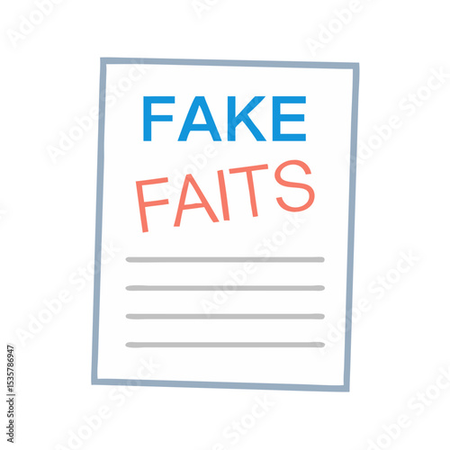 Information warfare concept portraying the battle between truth and deception online colorful vector icon