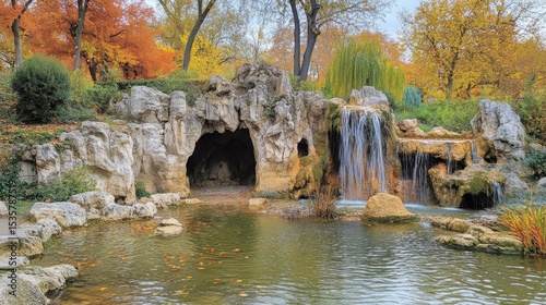 Vincennes has a lovely temple and fake cave by Daumesnil Lake in the park. It's especially pretty in the fall.
