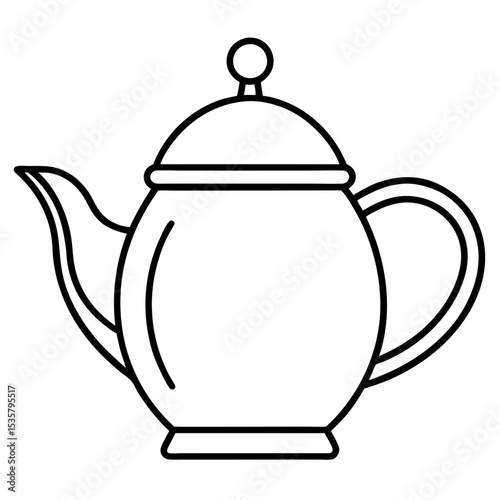 teapot isolated on white