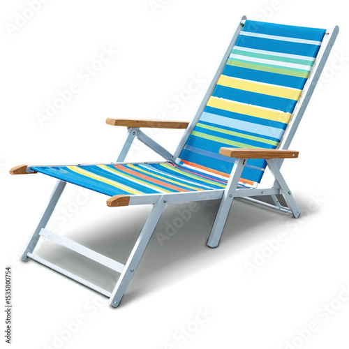 beach chair isolated on transparent background