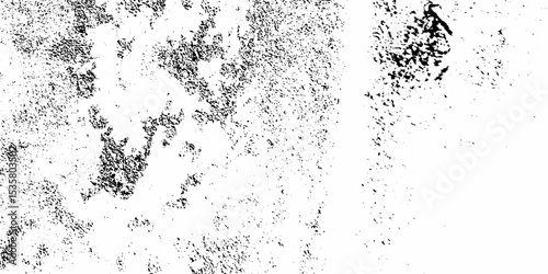 Abstract dust grunge concrete wall dark weathered overly pattern black and white rough vintage distress background.	