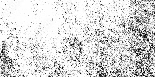 Abstract dust grunge concrete wall dark weathered overly pattern black and white rough vintage distress background.	