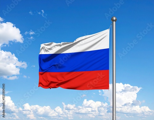 Russian flag of Russia AI generated