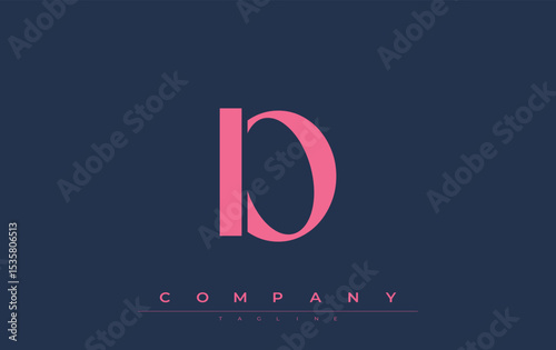 IO Modern Initials Logo Design. Branding logo with stylized initials showcasing bold design and modern aesthetic. Ideal for professional business branding or creative projects focusing on minimalistic