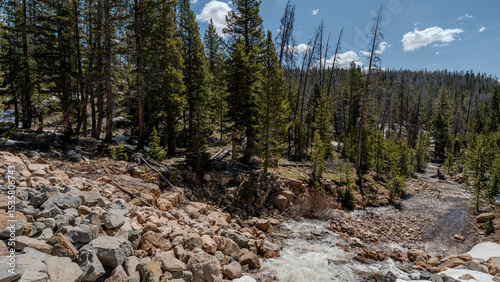 Tableau sur toile Alpine Lake in the Uinta Mountains