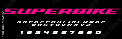 Bike superbike lettering vector graphic apparel clothing prints eps svg png. Typography Fonts graphics designs posters stickers. Download it Now in high resolution format and print it in any size