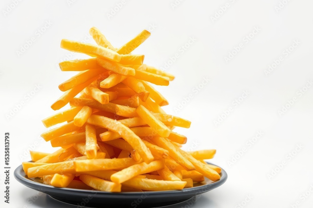Fototapeta premium Crispy Golden French Fries Delight
