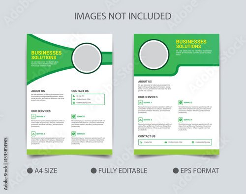 Editable Business Flyer and Brochure Template