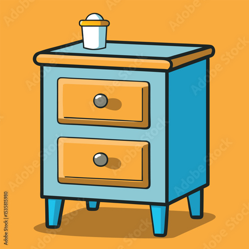 vector illustration of a kitchen stove