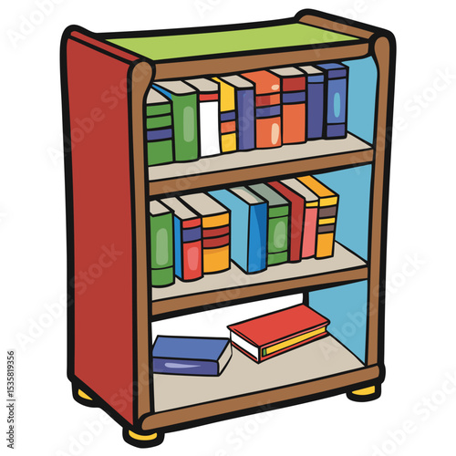 bookshelf with books