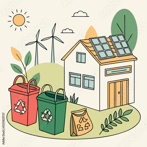 Sustainable Living Eco-Friendly Home and Recycling Practices