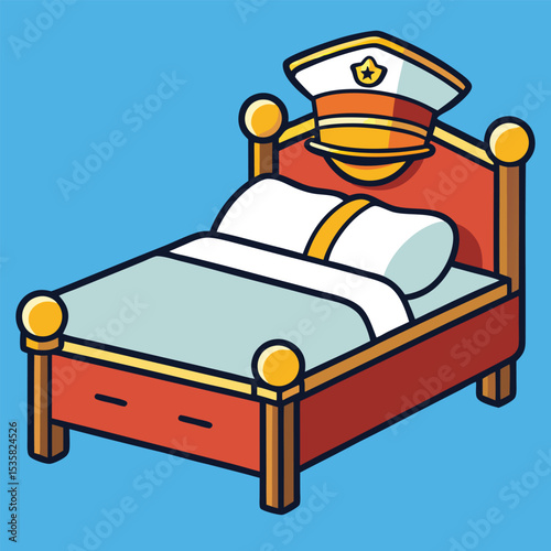 cartoon pirate with treasure chest