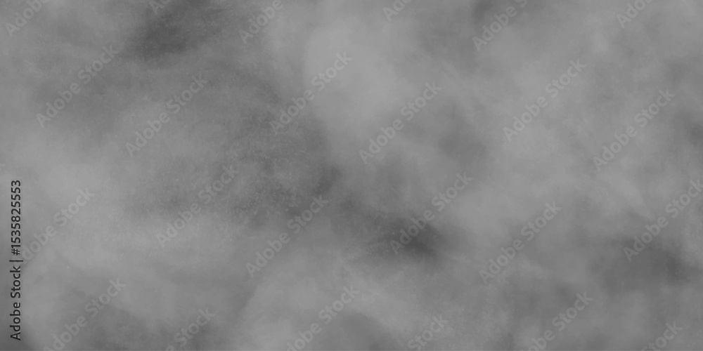 Fototapeta premium Abstract Soft Grayscale Cloud Texture. Mysterious Smoky Grayscale Pattern. Monochrome Grungy Surface