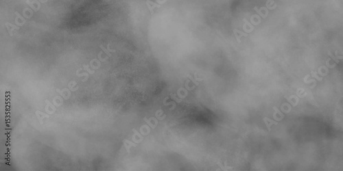 Abstract Soft Grayscale Cloud Texture. Mysterious Smoky Grayscale Pattern. Monochrome Grungy Surface