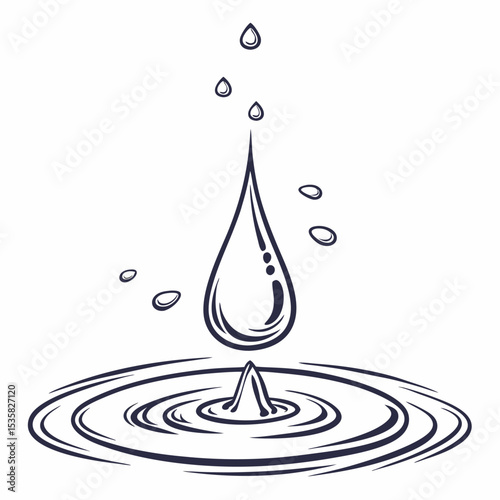 water drop splash