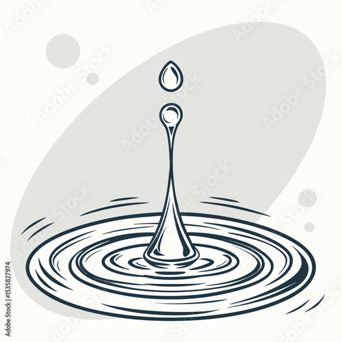 vector water drop