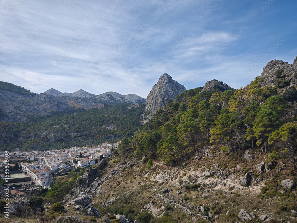 Naklejka premium pueblo grazalema