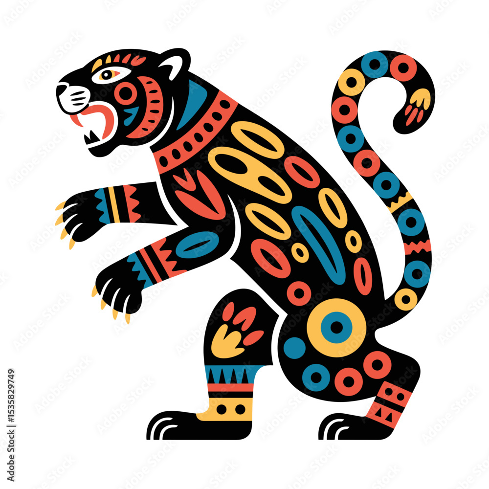 Fototapeta premium Jaguar Spirit from Amazonian Folklore