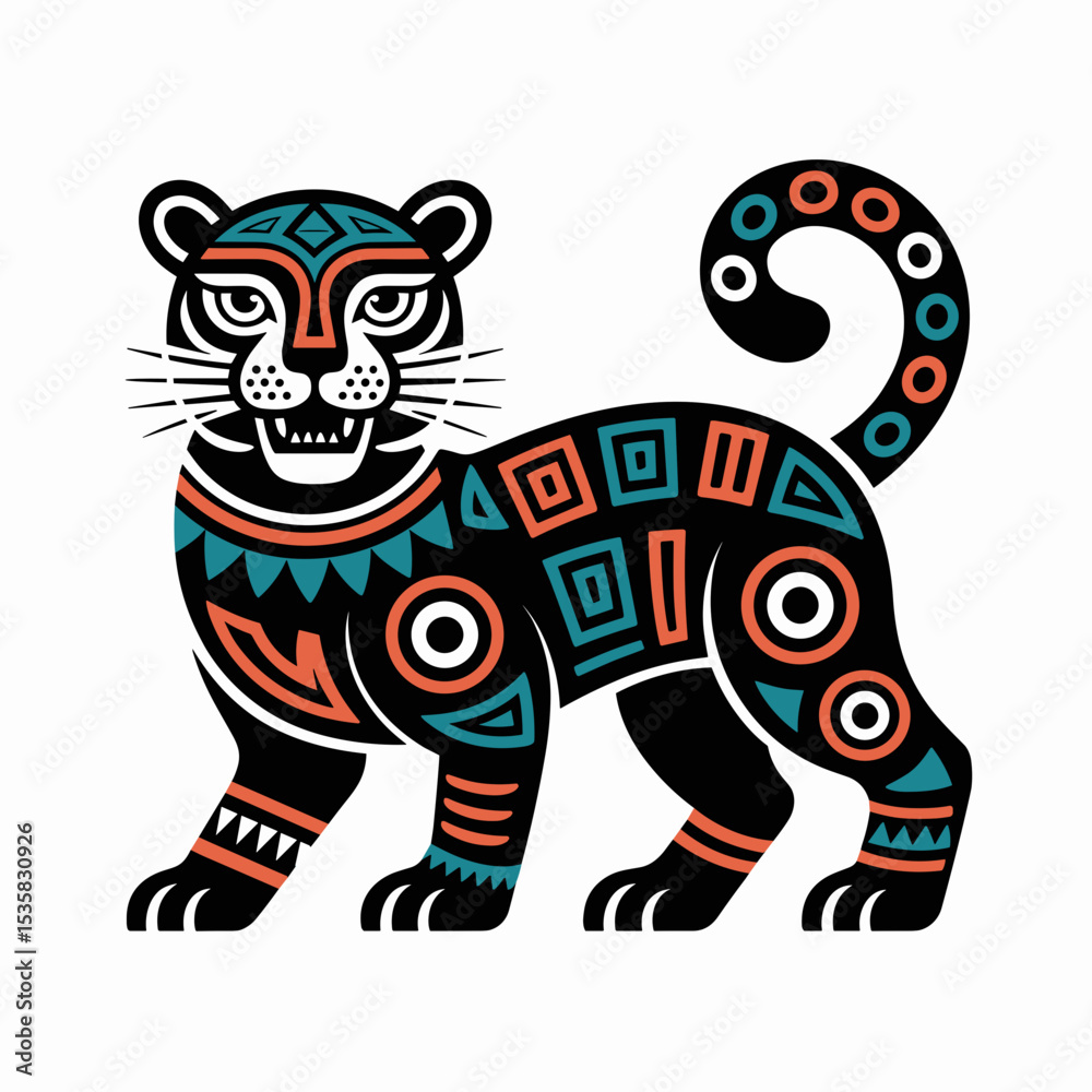 Fototapeta premium Jaguar Spirit from Amazonian Folklore