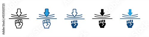 Resilience icon sheet multiple style collection