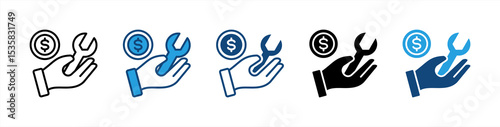 Life Skills icon sheet multiple style collection