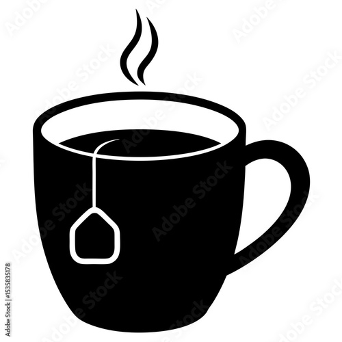 cup of tea with steam