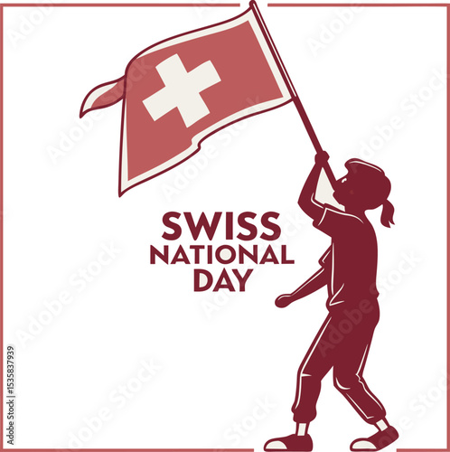 Celebrating Swiss National Day With Flags Cultural Traditions And Unity in Switzerland