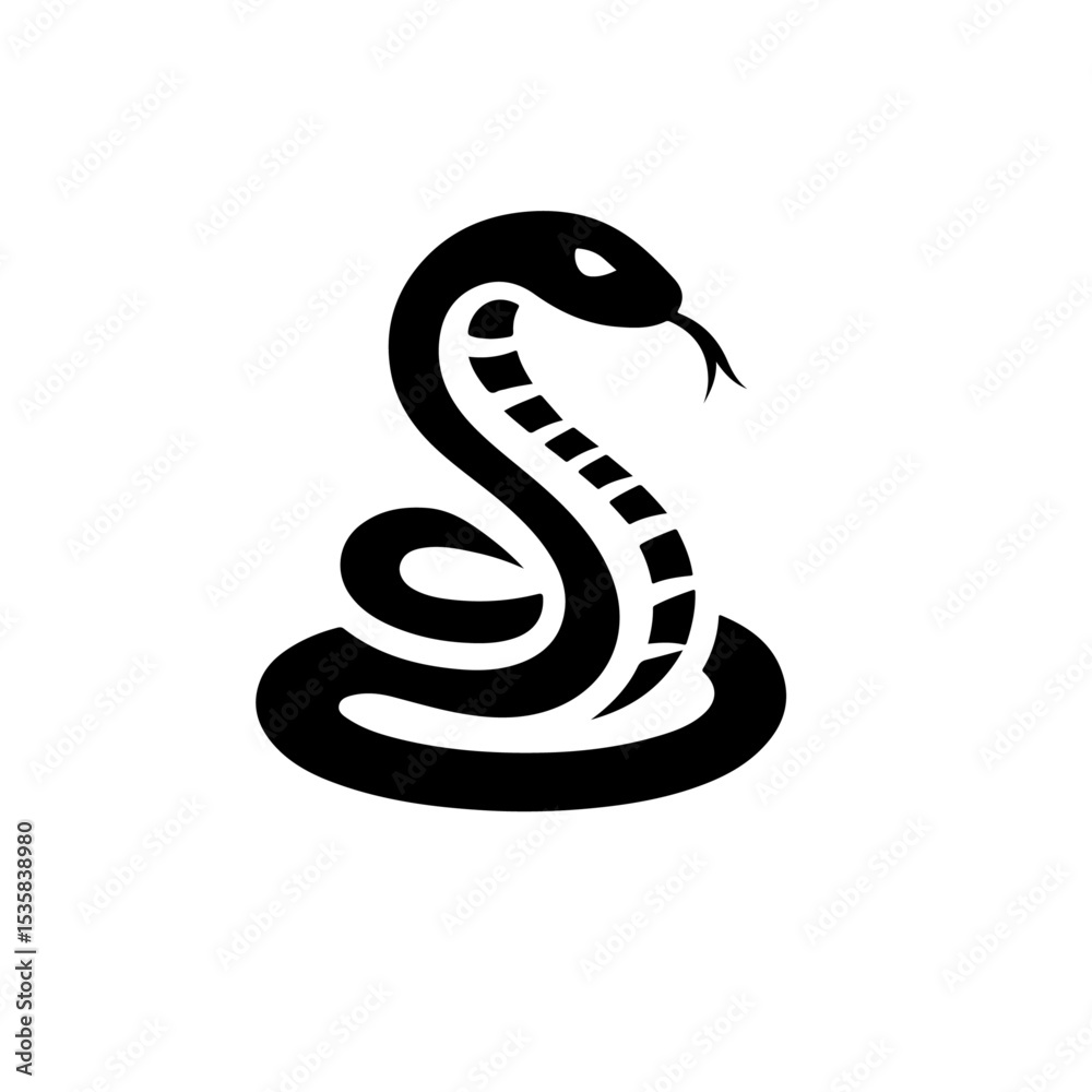 Fototapeta premium Snake Silhouette