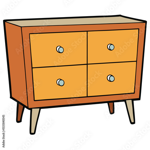 wooden chest of drawers