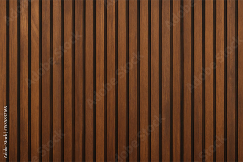 Wood background banner panorama long - Brown wooden acoustic panels wall texture , seamless pattern
