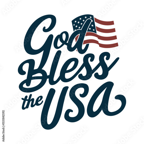 God Bless the USA t shirt design