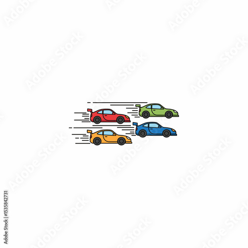 Race Car Vector Set