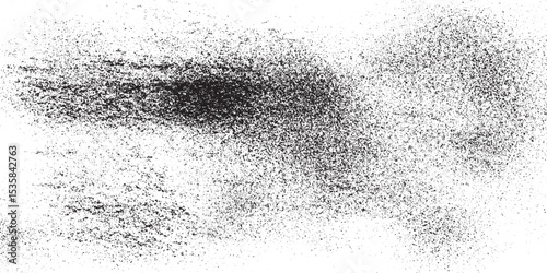 Dark grainy texture on white background Subtle halftone grunge urban texture vector. Vector Illustration	  Grunge with fine grains isolated on white background. Vector illustration