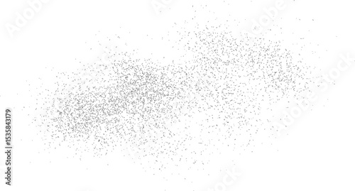  Grunge with fine grains isolated on white background. Vector illustration Vector random gritty background. scattered tiny particles, grunge black texture overlay pattern sample on background.