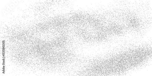  Grunge with fine grains isolated on white background. Vector illustration Vector random gritty background. scattered tiny particles, grunge black texture overlay pattern sample on background.