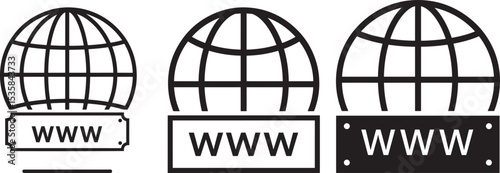 Domains icon vector illustration