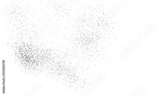Dust distress grainy grungy effect, distressed backdrop grain noise particles, rusted white effect, grunge design elements halftone style concept Vector Illustration