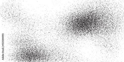 Dust distress grainy grungy effect, distressed backdrop grain noise particles, rusted white effect, grunge design elements halftone style concept Vector Illustration