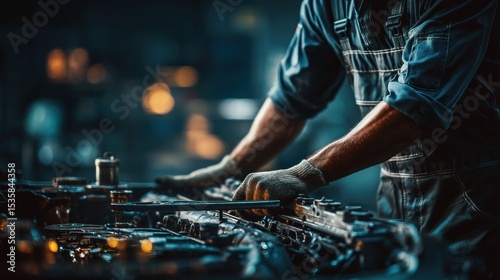 Mechanic engine repair