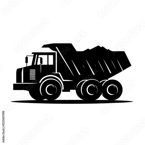 Dump Truck Silhouette