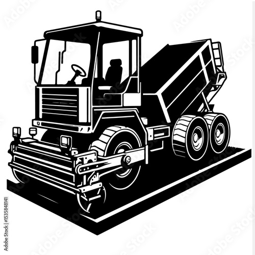 Excavator Loader Silhouette