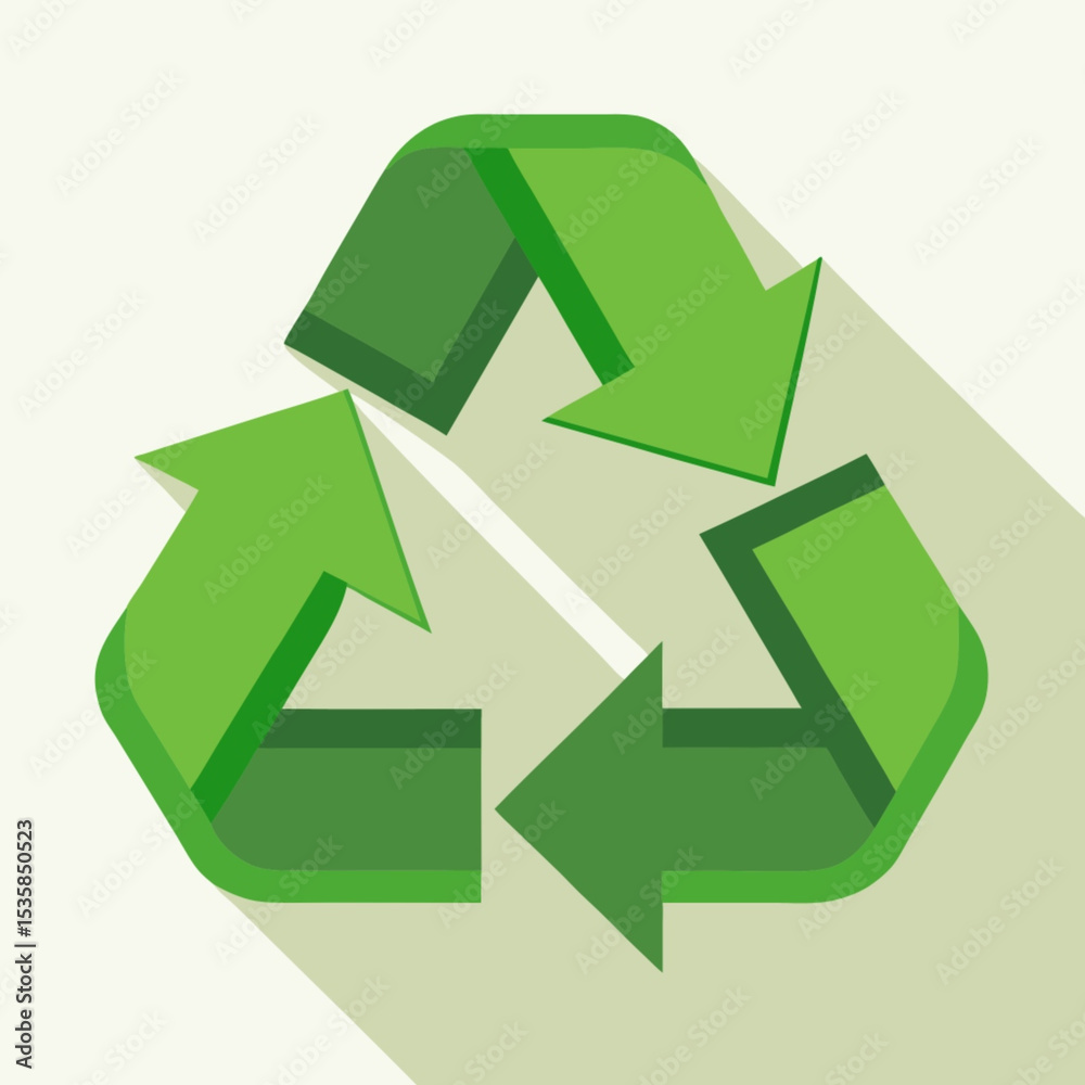 Fototapeta premium RECYCLAGE LOGO VECTORIEL