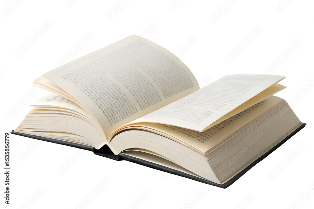 Obraz premium open book on Transparent Background