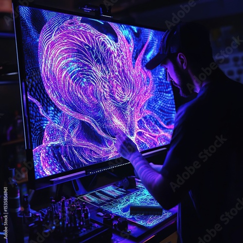 Digital Art Creation at Home.