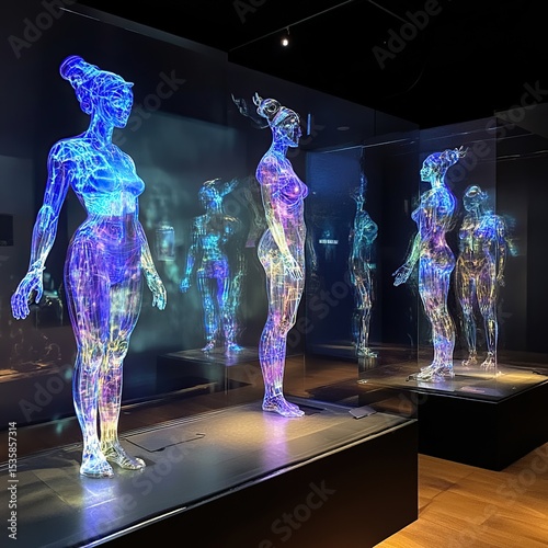 Digital Art Female Figures.