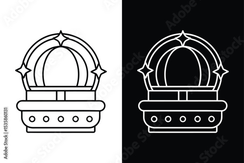 Vanity icon isolated vector icon illustration on white background.