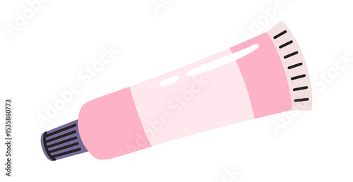 Cream tube pack cartoon element