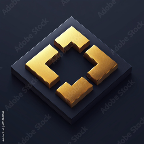 Golden Focus Target Symbol